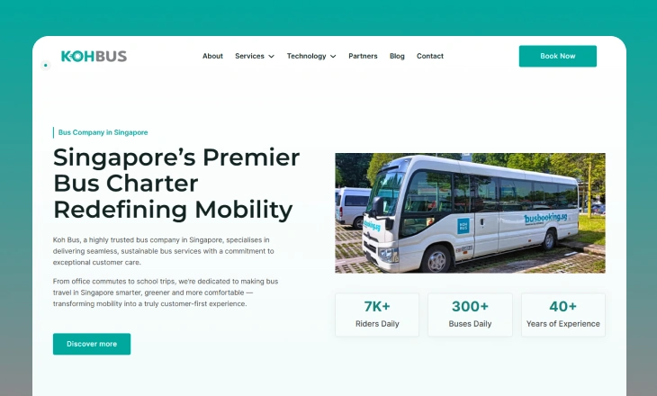 Koh Bus Booking Website